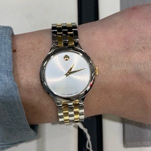 BRAND NEW Movado vetur two tone watch